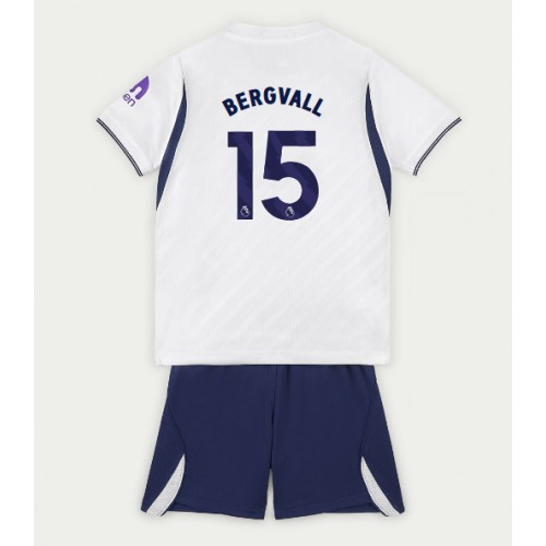 Tottenham Hotspur Lucas Bergvall #15 Domaci Dres za Dječji 2026-27 Kratak Rukavima (+ kratke hlače)